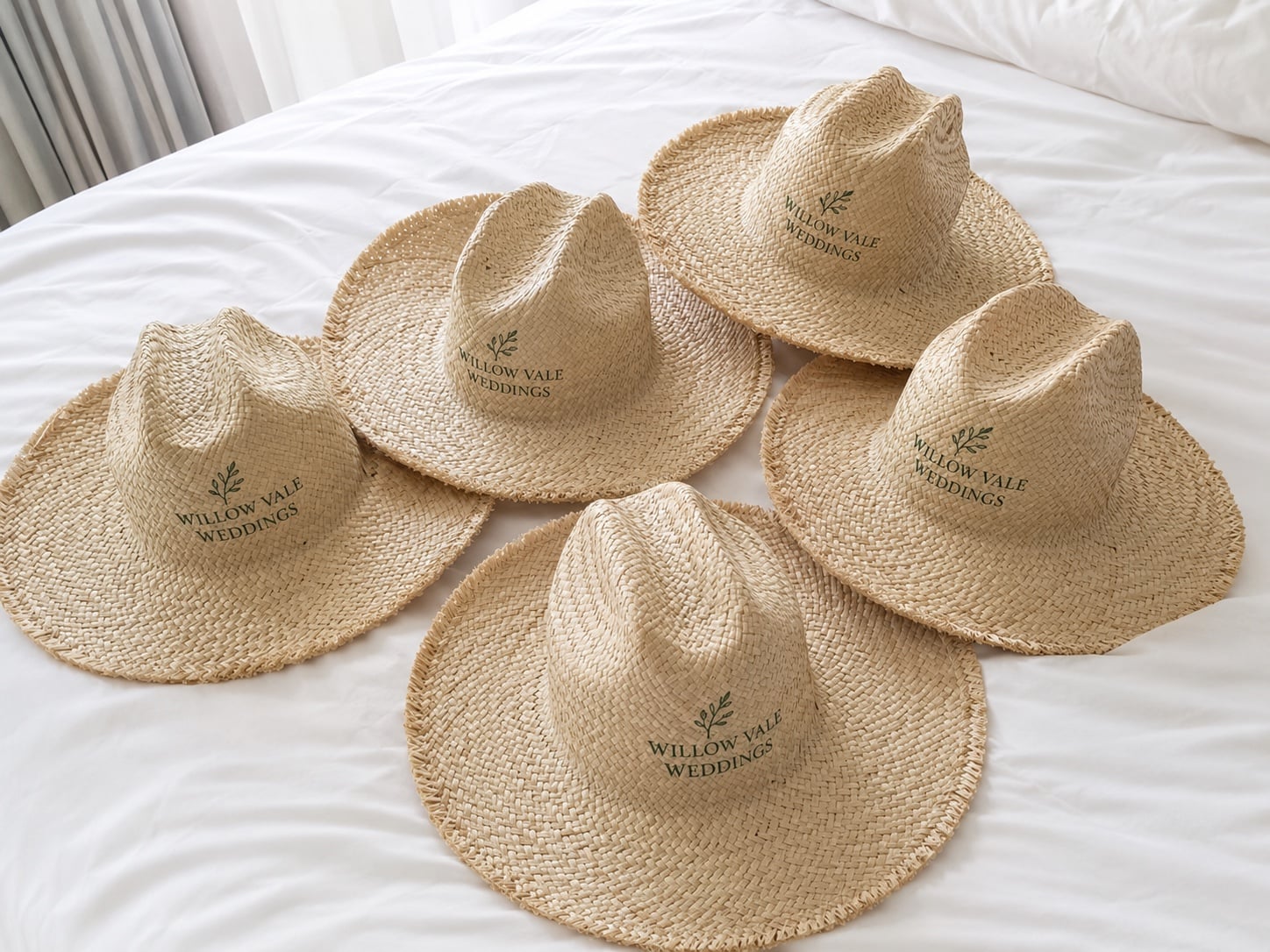 Sun hats with logo printing — customer photo