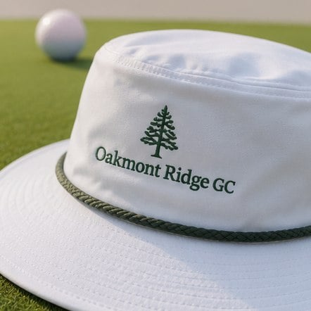 Customized sun hats for golf & country clubs