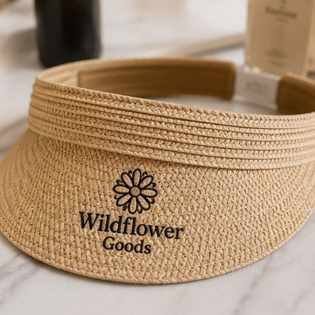 Customized sun hats for retail & boutiques