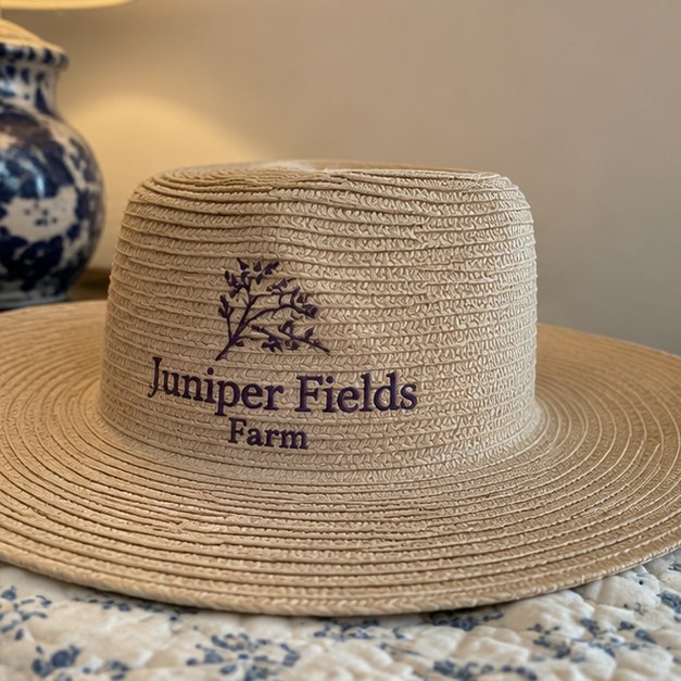 Personalized sun hats — customer photo
